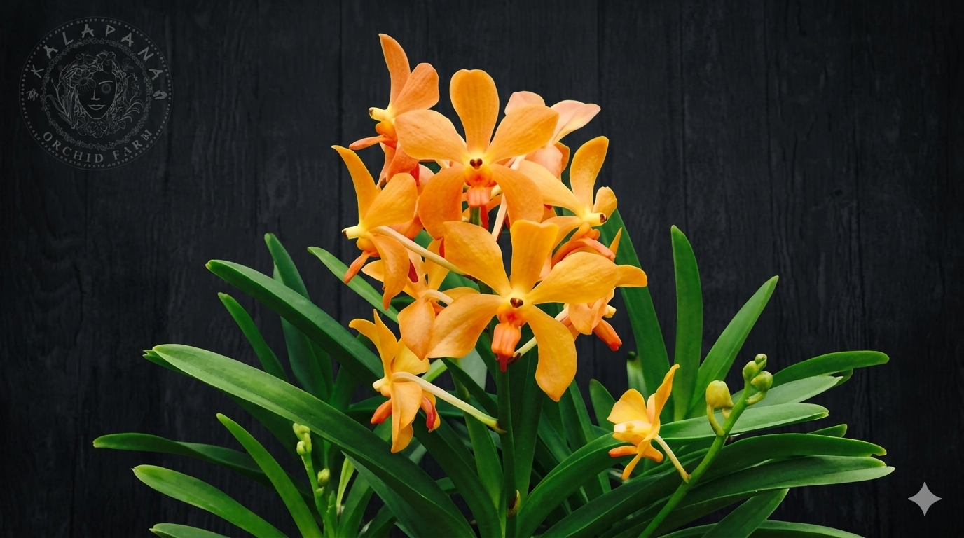 Neof. falcata x Ascda. Suksamran Sunlight – Kalapana Orchid Farm